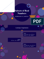 w3 - Subsets of Real Numbers