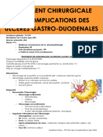 TTT Chir Des Complications Des UGD