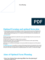 Farm Planning - 2nd Lecture