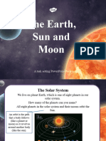 Earth Sun and Moon PowerPoint