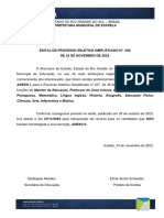 335-23 - Homologação Preliminar Das Inscrições