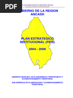 Plan Estrategico Instituciona2004-2006