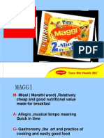 Demand Analysis On Chosen Product Maggi