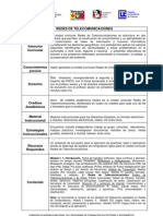 Redes de Telecomunicaciones (Contenido Programatico