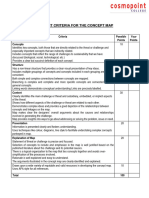 Assessment Criteria For The Concept Map