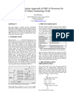 Power Optimization Approach of ORCA Processor For 32/28nm Technology Node