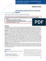 Family Planning in The Context of Latin America's Universal Health Coverage Agenda