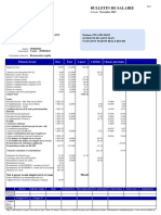 Bulletin de Salaire