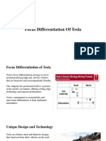 Focus Differentiation of Tesla