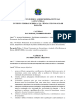 Minuta Regulamento Interno Forum Das Licenciaturas Ifrr