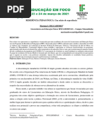 Residncia Pedaggica Um Relato de Experincia