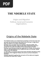 The Ndebele State