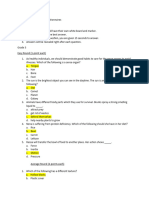 Science Wizard Quiz Bee Questionnaires