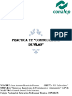 PRACTICA 12 Configuracion de WLAN