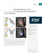 Broadband Light Management With Thermochromic Hydrogel Microparticles For Smart Windows