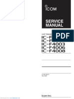 Icom IC-F4001 Service Manual