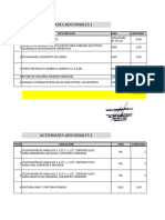 Adicionales Del Proyecto A La Fecha 26.06