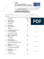 NIPSC OJT 07 Student Trainee Evaluation Checklist