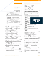 Pre-Intermediate - Unit 3 Test