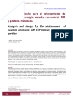 Análisis Diseño para El Reforzamiento de Columnas de Hormigón Armados Con Material Perfiles Metálicos