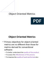 Object Oriented Metrics