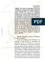 CUENTA. en Cuatro de Diciembre de Dos Mil Veintitrés, Luis Arturo Pérez Velarde, Secretario