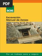 Excavaciones Manual de Zanjas