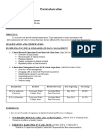 Mayur Bediskar CV