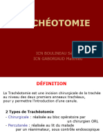 Trachéotomie: Icn Boulineau Séverine Icn Gaboriaud Matthieu