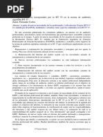 Principales Cambios Incorporados Por La RT 53 en La Norma de Auditoria Argentina RT 37