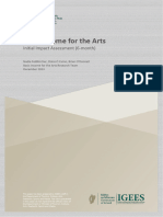 Basic Income For The Arts Initial Impact Assessment (6-Month)