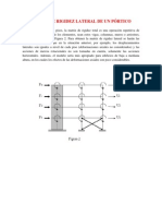 Matriz de Rigidez Lateral de Un Pórtico