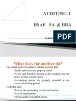 Auditing I