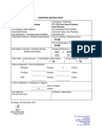 Shipping Instruction MS