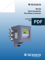 ML255 Electromagnetic Flow Meter Converter: Installation, Operation and Maintenance Manual