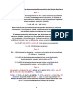 Números Primos (La Descomposición Numérica de Sergio Aschero)