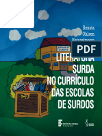 Literatura Surda No Currículo Das Escolas de Surdos