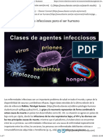 Agentes Infecciosos para El Ser Humano