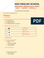 CLASS 3 COMPUTERS CHAPTER 6 FILE MANAGMENT ORGANISATION OF FOLDERS Ms. Subhashree Rout