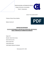 Reporte de Exposición Métodos de Extracción de La Plata.