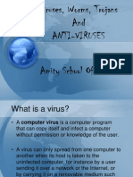 Viruses, Worms, Trojans and Anti-Viruses Amity School of Business