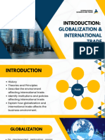 Globalization & International Trade: Group 1 Bsa-3