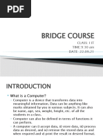 Bridge Course