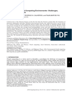 Interconnected Cloud Computing Environments: Challenges, Taxonomy, and Survey