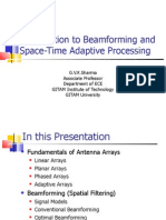 Adaptive Beam Forming and Space Time Adaptive Processing