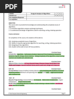 DAA Syllabus