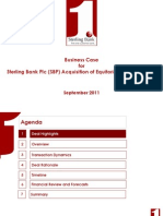 Sterling Bank PLC and Equitorial Trust Bank LTD Merger: The Business Case