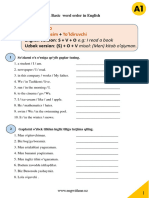 1-Dars. Exercises (With Answers)