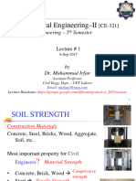 Lec #1 (Shear Strength of Soil)