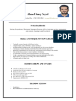 Ahmed Samy CV